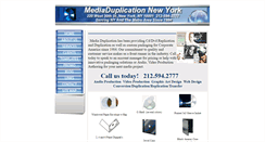 Desktop Screenshot of mediaduplicationnyc.com