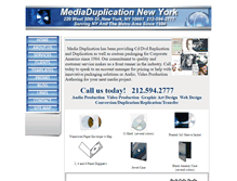 Tablet Screenshot of mediaduplicationnyc.com